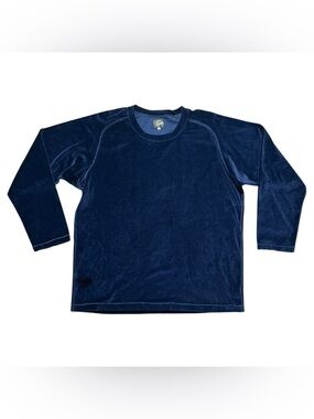 Needles Velour T-shirt in Blue